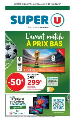 Super U | L'avant match à prix bas (valable jusqu'au 10-05)