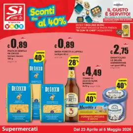 Volantino Sì con te Pagina 1
