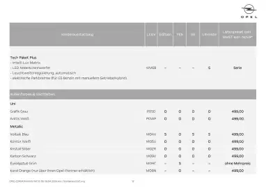 Opel Flugblatt | Corsa Seite 12