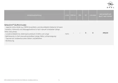 Opel Flugblatt | Corsa Seite 15