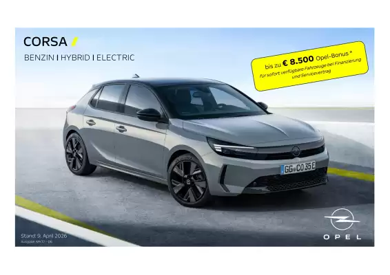 Opel | Corsa (gültig bis 30-06)