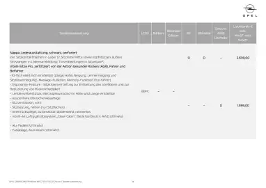 Opel Flugblatt | Grandland Seite 14