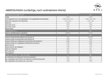 Opel Flugblatt | Combo Seite 15
