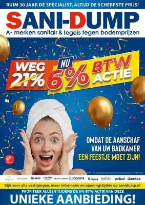 Sani-Dump (geldig t/m 3-05)