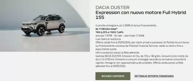 Volantino Dacia Pagina 1