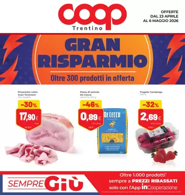 Coop Trentino (valido fino al 6-05)