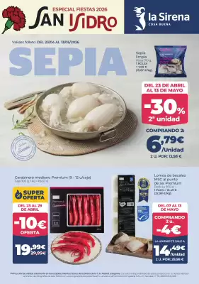 La Sirena (válido hasta el 13-05)