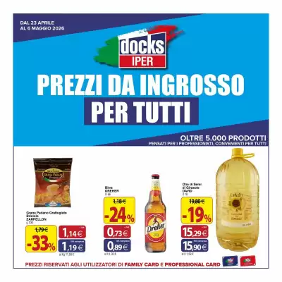 Docks Cash&Carry (valido fino al 6-05)