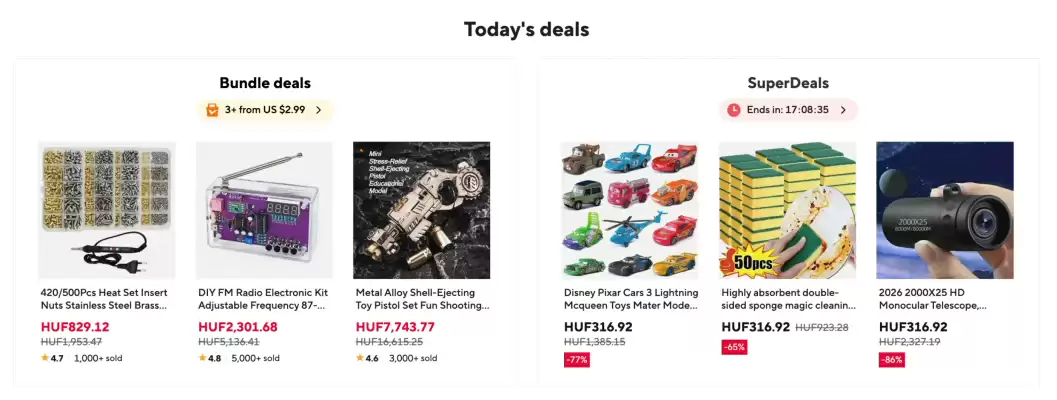 AliExpress (érvényes eddig: 29-04)