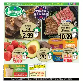 Hollywood Market weekly ad Page 1