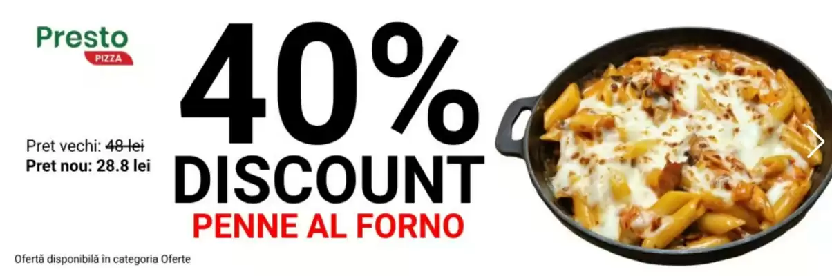 Presto Pizza (valid până la 30-04)
