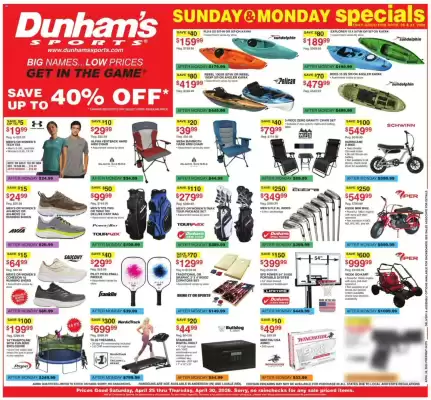 Dunham's Sports weekly ad (valid until 1-05)