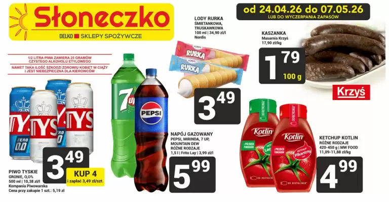 Słoneczko (ważność do 7-05)