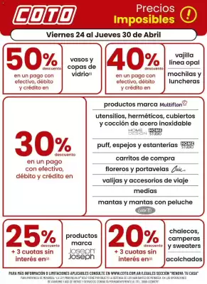 Catálogo Coto (válido hasta 30-04)