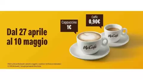 Volantino McDonald's Pagina 1