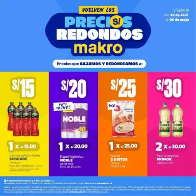 Catálogo Makro (válido hasta 6-05)
