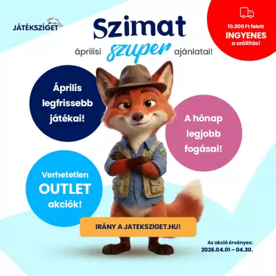 Játéksziget (érvényes eddig: 30-04)