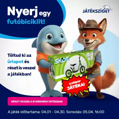 Játéksziget (érvényes eddig: 30-04)