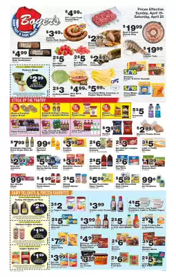 Boyer's Food Markets weekly ad (valid until 25-04)