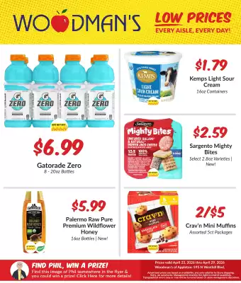 Woodman's (valid until 29-04)