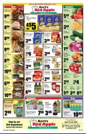 Bert's Red Apple weekly ad week 17 Page 1