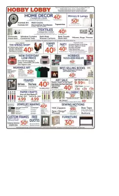 Hobby Lobby weekly ad