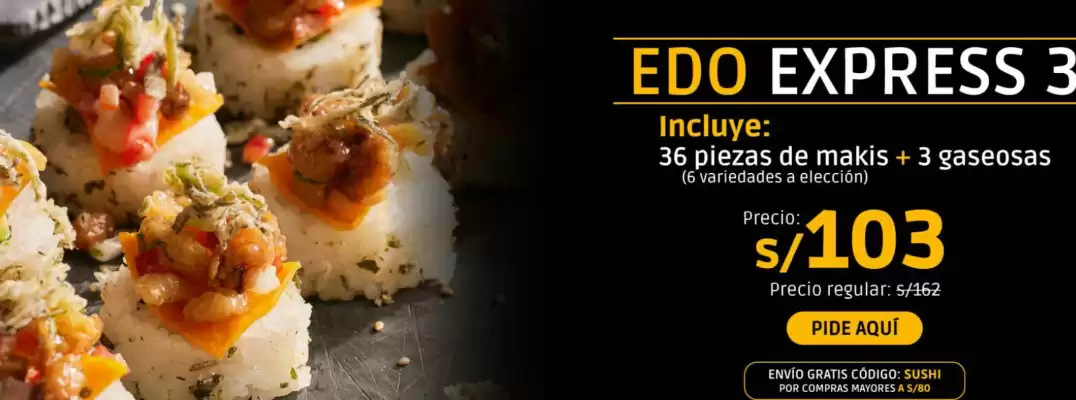 Edo Sushi Bar (válido hasta 30-06)