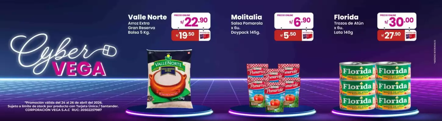 Vega (válido hasta 26-04)