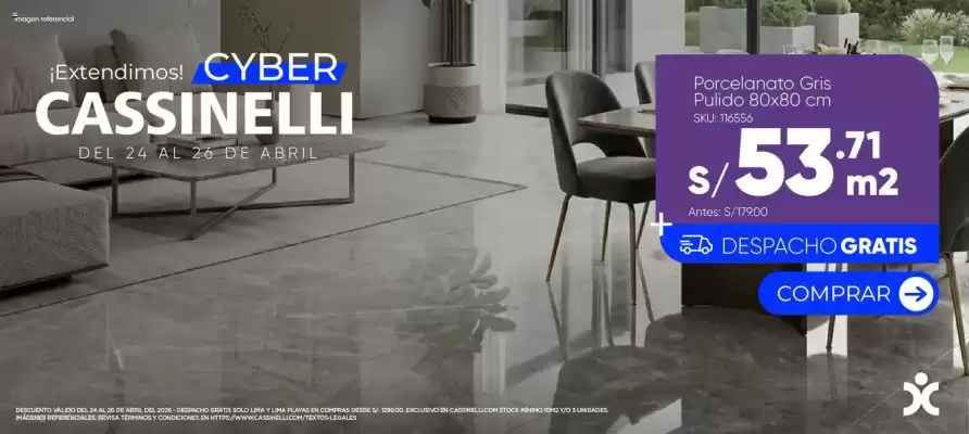 Cassinelli (válido hasta 27-04)