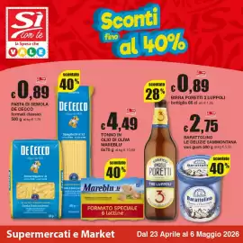 Volantino Sì con te Supermercati Pagina 1