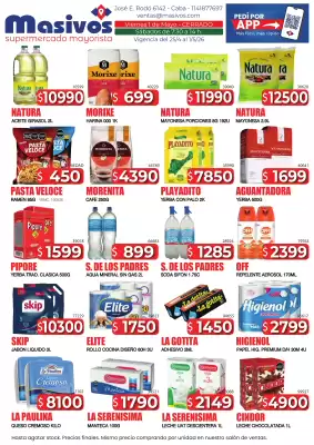 Masivos (válido hasta 1-05)