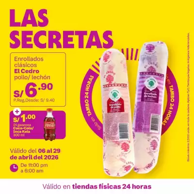 Tambo (válido hasta 29-04)