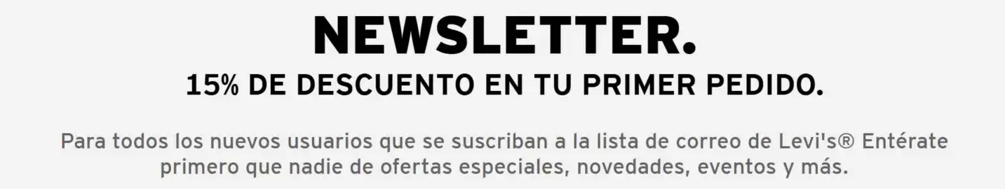 Catálogo Levi's Página 1