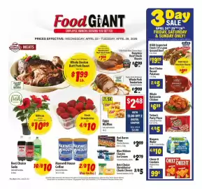 Food Giant weekly ad week 17 Page 1