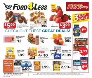 Food 4 Less weekly ad week 17 Page 1
