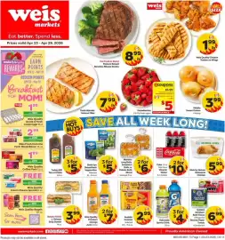 Weis Markets weekly ad week 17 Page 1