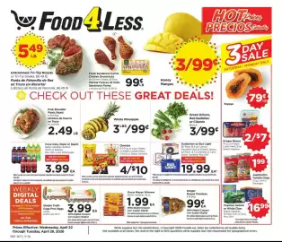 Food 4 Less weekly ad week 17 Page 1