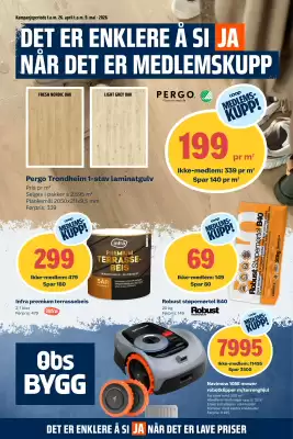 Obs Bygg (gyldig til 9-05)