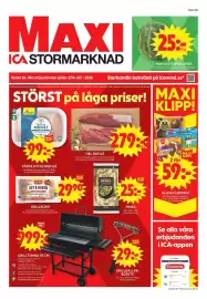 ICA Maxi reklamblad vecka 18 Sida 1