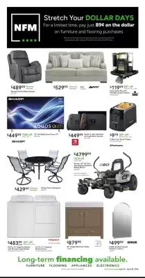 Nebraska Furniture Mart (valid until 28-04)
