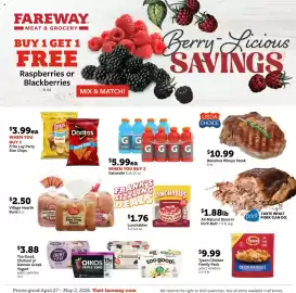 Fareway weekly ad week 18 Page 1