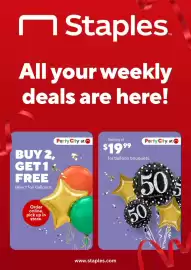Staples weekly ad week 18 Page 1