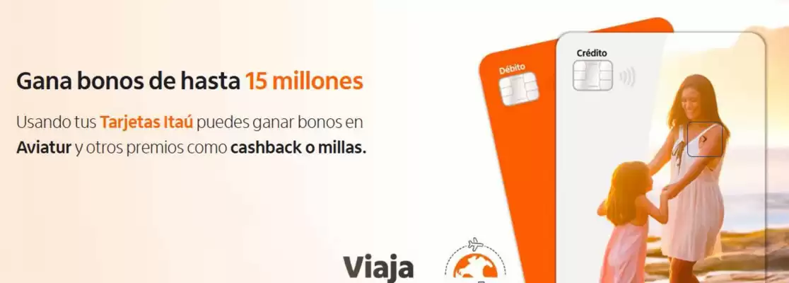 Banco Itaú (válido hasta 30-04)