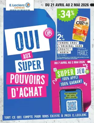 E.Leclerc Express (valable jusqu'au 2-05)