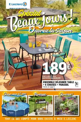 E.Leclerc | special beaux jours (valable jusqu'au 9-05)
