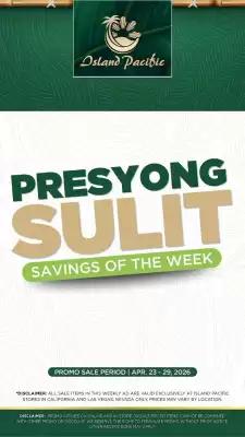 Island Pacific Market (valid until 29-04)