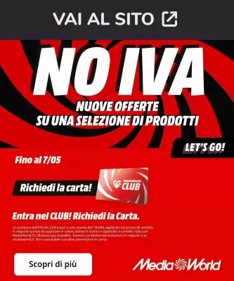 MediaWorld (valido fino al 30-04)