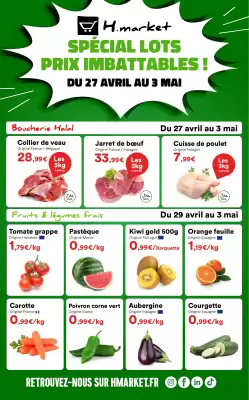 Hmarket (valable jusqu'au 3-05)