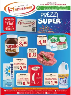 Volantino Supermercati Spesa Mia (valido fino al 8-05)