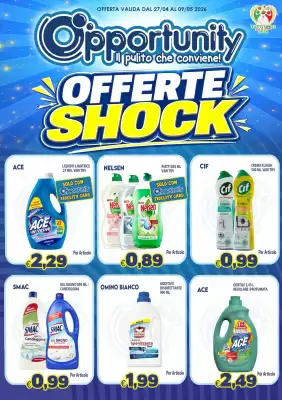Opportunity Shop (valido fino al 9-05)
